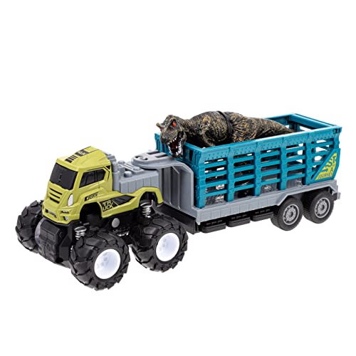 Toyvian Trägheits LKW Spielzeug für Kinder Tieranhänger Fahrzeugspielzeug Robustes Modell mit Allradantrieb für Geburtstagsgeschenke und Lernspielzeug von Toyvian