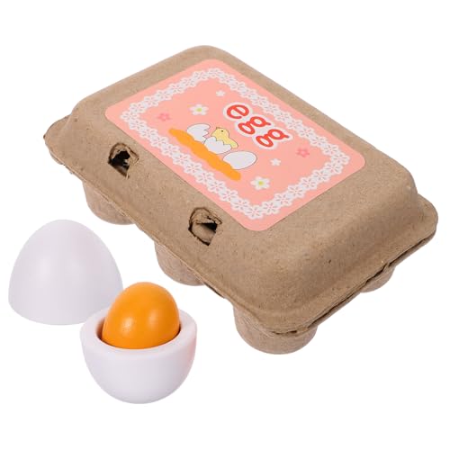 Toyvian Kinderspielzeug Toys 1 Satz Simulations-Ei- Holzspielzeug Ei Küchenspielzeug Holz Ei Prop Pädagogisches Rollenspiel Stütze Für Geschäft Miniteller Mini-Ei Kiefernholz Toyvian Kinderspielzeug Toys 1 Satz Simulations-Ei- Holzspielzeug Ei Küchenspielzeug Holz Ei Prop Pädagogisches Rollenspiel Stütze Für Geschäft Miniteller Mini-Ei Kiefernholz von Toyvian