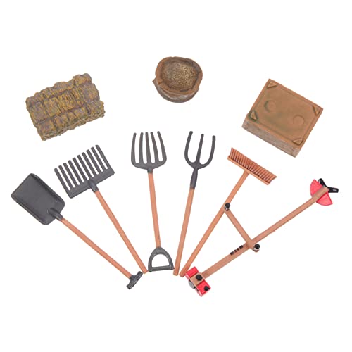 Toyvian 1 Satz Simulations-Farm-Tools Scheune landwirtschaftliche Werkzeuge Miniatur für kinderspielzeug Hausbauernhof-Werkzeugspielzeug Mini- Plastik Toyvian 1 Satz Simulations-Farm-Tools Scheune landwirtschaftliche Werkzeuge Miniatur für kinderspielzeug Hausbauernhof-Werkzeugspielzeug Mini- Plastik von Toyvian