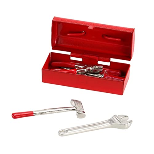 Toyvian 1 Satz Simulations-Toolbox Verschleißfeste Miniaturwerkzeuge Miniatursachen Legiertes Miniaturmaterial Verschleißfestes Kinderspielzeug Kinderaccessoire Rot Legierung Toyvian 1 Satz Simulations-Toolbox Verschleißfeste Miniaturwerkzeuge Miniatursachen Legiertes Miniaturmaterial Verschleißfestes Kinderspielzeug Kinderaccessoire Rot Legierung von Toyvian