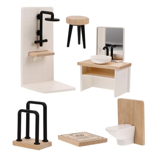 Toyvian 1 Satz Simulierte Kleinmöbel Mini-Spielzeughaus Puppenhaus Miniatur-Spielzeughaus Produkt Schwimmbad Badezimmer Set Puppenmöbel : Mini-Badezimmer Miniaturmöbel Holz Toyvian 1 Satz Simulierte Kleinmöbel Mini-Spielzeughaus Puppenhaus Miniatur-Spielzeughaus Produkt Schwimmbad Badezimmer Set Puppenmöbel : Mini-Badezimmer Miniaturmöbel Holz von Toyvian