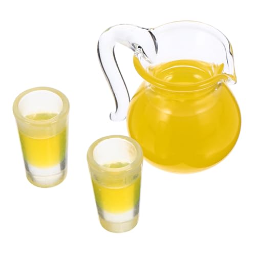 Toyvian 1 Satz Simulierter Orangensaft Mini Kaffeehaus Küchenzubehör für Puppenstuben gefälschter Saftkessel und Tasse Puppenhaus-Küchenmodell Harz Toyvian 1 Satz Simulierter Orangensaft Mini Kaffeehaus Küchenzubehör für Puppenstuben gefälschter Saftkessel und Tasse Puppenhaus-Küchenmodell Harz von Toyvian