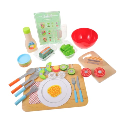 Toyvian 1 Satz Simulierter Salat Spielzeugnahrung Cartoon-Lebensmittel- tun so, als würden sie schneiden Schneidespielzeug aus Holz für Kleinkinder hölzern Toyvian 1 Satz Simulierter Salat Spielzeugnahrung Cartoon-Lebensmittel- tun so, als würden sie schneiden Schneidespielzeug aus Holz für Kleinkinder hölzern von Toyvian