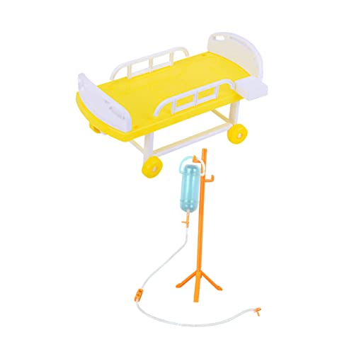 Toyvian 1 Satz Simuliertes medizinisches Bett Puppenbetten Spielzeugkrankenhaus Arztkoffer Puppenkrankenhaus Spielset Imitation eines Krankenhausbettspielzeugs Minibett Toyvian 1 Satz Simuliertes medizinisches Bett Puppenbetten Spielzeugkrankenhaus Arztkoffer Puppenkrankenhaus Spielset Imitation eines Krankenhausbettspielzeugs Minibett von Toyvian