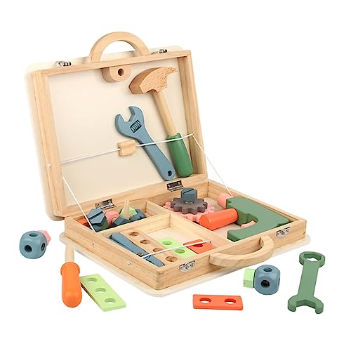 Toyvian 1 Satz Spielhaus Werkzeug Kasten Werkzeugset Für Entwicklungsspielzeug Simulationswerkzeugschrank Reparaturset Bildungsspielzeug Hölzern Toyvian 1 Satz Spielhaus Werkzeug Kasten Werkzeugset Für Entwicklungsspielzeug Simulationswerkzeugschrank Reparaturset Bildungsspielzeug Hölzern von Toyvian