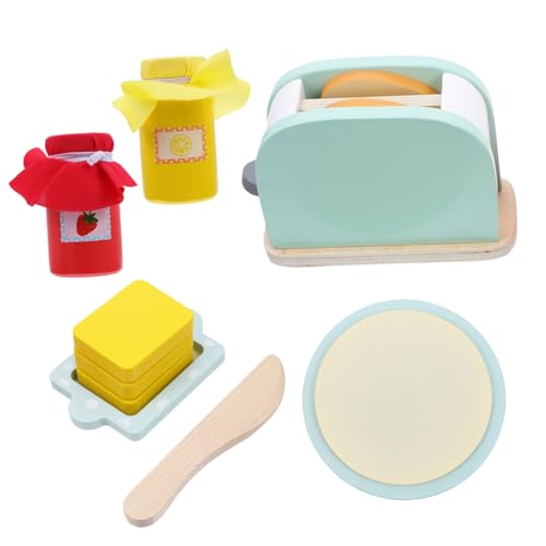 Toyvian 1 Satz Spielhaus interaktives küchenspielzeug für geburtstagsmitgebsl Holzspielzeug Toaster für Küchenspielzeug aus Holz hölzern Toyvian 1 Satz Spielhaus interaktives küchenspielzeug für geburtstagsmitgebsl Holzspielzeug Toaster für Küchenspielzeug aus Holz hölzern von Toyvian