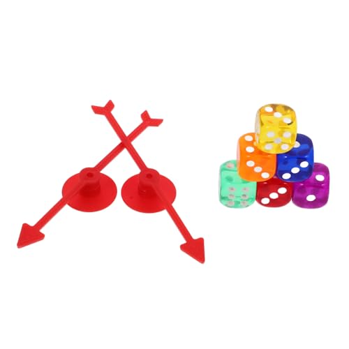 Toyvian 1 Satz Spielradzeiger Ludo-Spiel Versammlung für Lotterierad-Pfeile Spielpfeile aus Kunststoff Turntable DIY-Zubehör Plastikspiel Pfeilrotation Spiel Pfeile Abs von Toyvian