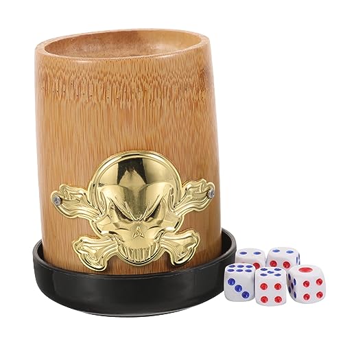 Toyvian 1 Satz Spielwürfelbecher Ktv Bambuswürfelbecher Partybevorzugung Tischwürfelschüttelbecher Mit Würfeln Toyvian 1 Satz Spielwürfelbecher Ktv Bambuswürfelbecher Partybevorzugung Tischwürfelschüttelbecher Mit Würfeln von Toyvian