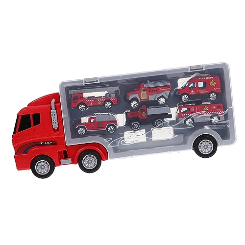 Toyvian 4-8 Jahre Altes Jungen- Und Mädchen-lernspielzeug-Feuerwehrauto-Spielzeug-rettungsfahrzeug von Toyvian