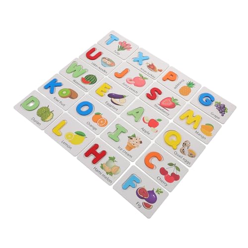 Toyvian 1 Satz Spielzeugbildkarten Mini- Vitrinenspielzeug Buchstaben Lernen buchstabenspiele Lernspielzeug Buchstabenerkennungsrätsel ABC-Holzpuzzle hölzern Toyvian 1 Satz Spielzeugbildkarten Mini- Vitrinenspielzeug Buchstaben Lernen buchstabenspiele Lernspielzeug Buchstabenerkennungsrätsel ABC-Holzpuzzle hölzern von Toyvian