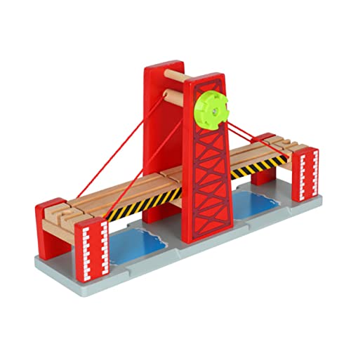 Toyvian 1 Satz Spur Eisenbahnbrücke Gleisbrücke Zugbrücke Aus Holz Rot Hölzern Toyvian 1 Satz Spur Eisenbahnbrücke Gleisbrücke Zugbrücke Aus Holz Rot Hölzern von Toyvian