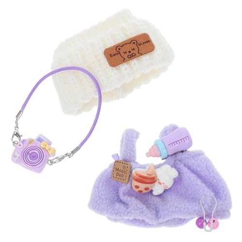 Toyvian 1 Satz Süßes Plüsch Accessoire mit Bärenoverall und Passendem Outfit für Kreative Rollenspiele von Kindern für Sammler und Puppenliebhaber Toyvian 1 Satz Süßes Plüsch Accessoire mit Bärenoverall und Passendem Outfit für Kreative Rollenspiele von Kindern für Sammler und Puppenliebhaber von Toyvian