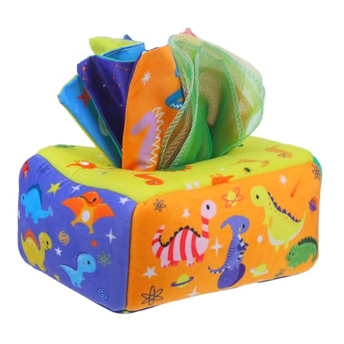 Toyvian 1 Satz Taschentuchbox Sensorisches Erleuchtungsspielzeug Für Babys Babyspielzeug Für Babyentwicklung Kleinkind Zubehör Frühes Lernen Stoff von Toyvian