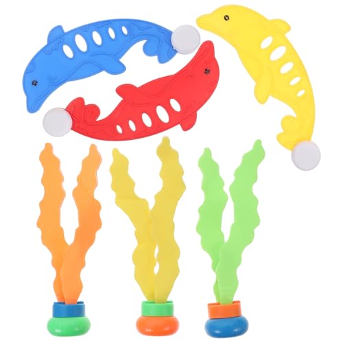 Toyvian 1satz Bunte Tauchspielzeuge Für Junge Mädchen Wasserspielzeug Für Pool Lustige Sommer-Diving Toys Für Poolpartys Und Outdoor-aktivitäten Sicheres Und Langlebiges Spielzeug von Toyvian