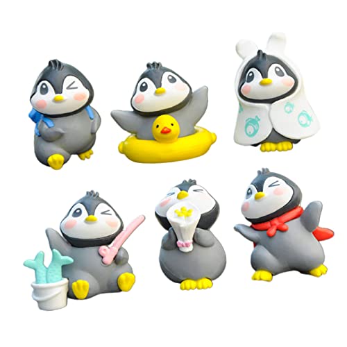 Toyvian 1 Satz Teiliges Pinguin Figuren Süße Tischdekorationen Für Landschaften Langlebig Und Sicher 6 Stück Toyvian 1 Satz Teiliges Pinguin Figuren Süße Tischdekorationen Für Landschaften Langlebig Und Sicher 6 Stück von Toyvian