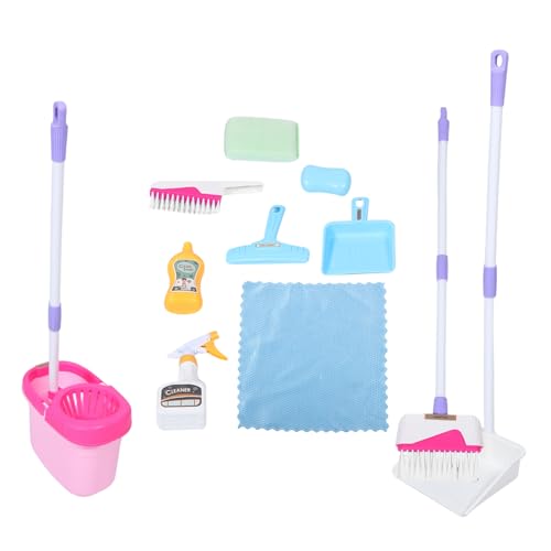 Toyvian 1 Satz Teiliges Reinigungsspielzeug mit Besen Kehrschaufel Mop und Schwamm Interaktives Rollenspiel Motorik und Hand Augen Koordination Toyvian 1 Satz Teiliges Reinigungsspielzeug mit Besen Kehrschaufel Mop und Schwamm Interaktives Rollenspiel Motorik und Hand Augen Koordination von Toyvian