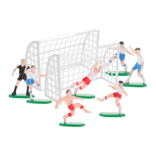Toyvian 1 Satz Tortenaufsatz Fußball Tortenaufsatz Mit Fußball Fußball-kuchenaufsatz Für Jungen Fußball-actionfiguren Sport- -topper Für Jungen Fußballdekorationen Für Party von Toyvian