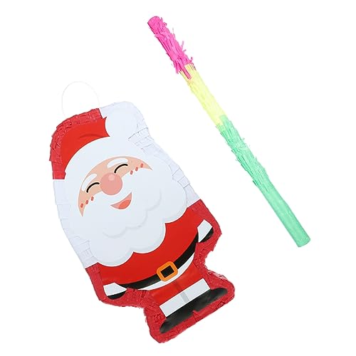 Toyvian 1 Satz Traditionelle Pinata Mit Stick, Mit Süßigkeiten Gefüllte Pinata, Weihnachtsmann-pinata, Spiel-requisiten-dekoration Toyvian 1 Satz Traditionelle Pinata Mit Stick, Mit Süßigkeiten Gefüllte Pinata, Weihnachtsmann-pinata, Spiel-requisiten-dekoration von Toyvian