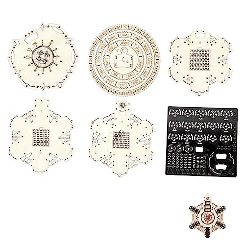 Toyvian 1 Satz Uhr Bausatz Aus Holz Modell Digital Vintage Uhr Tag Kalender Puzzle Radio Digitale Wanduhr Mit Großem Display Bausatz Für Modellautos Uhren Für Schlafzimmer Uhren Holz von Toyvian
