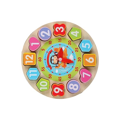 Toyvian 1 Satz Uhr interaktives pädagogisches Holzbausteine Lernuhr Zeiterkennungsspielzeug für Digitaluhr- hölzern Colorful Toyvian 1 Satz Uhr interaktives pädagogisches Holzbausteine Lernuhr Zeiterkennungsspielzeug für Digitaluhr- hölzern Colorful von Toyvian