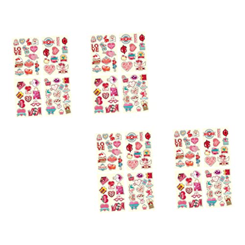 Toyvian 16 Blätter Liebe Herz Aufkleber Aufkleber Dekoration Festival Decals Kinder Aufkleber Für Paare Toyvian 16 Blätter Liebe Herz Aufkleber Aufkleber Dekoration Festival Decals Kinder Aufkleber Für Paare von Toyvian