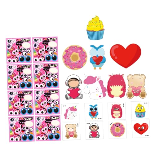 Toyvian 1 Satz Valentinstag Aufkleber persönliche Scrapbooking Sticker Scrapbook Stickers Süße Geschenkverpackung Cute Stickers Aufkleber vorhanden Geschenkaufkleber Papier von Toyvian