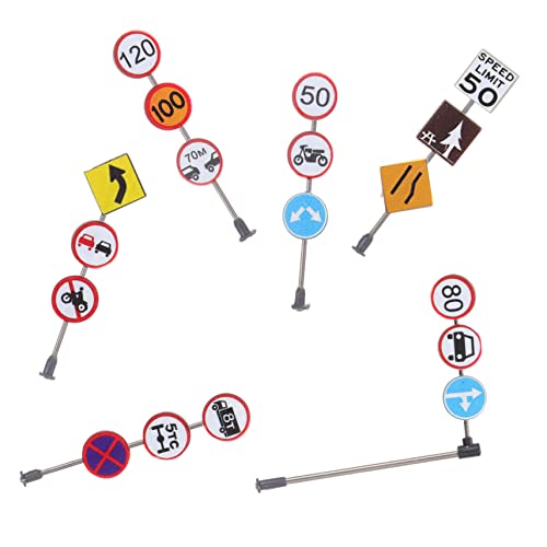 Toyvian 1 Satz Von 6 Stück Kunststoff Verkehrszeichen Kinder Modellverkehr Verkehrsschild Spielzeug Toyvian 1 Satz Von 6 Stück Kunststoff Verkehrszeichen Kinder Modellverkehr Verkehrsschild Spielzeug von Toyvian