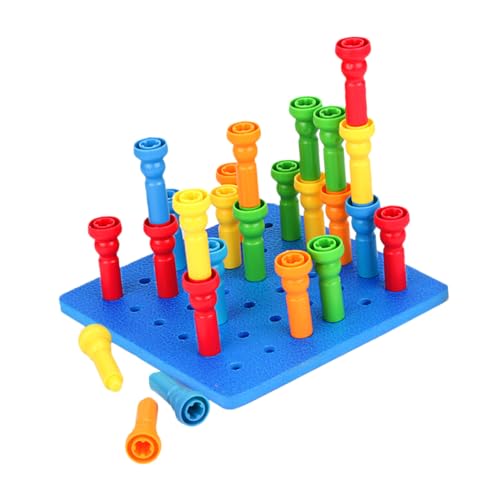 Toyvian 1 Satz Vorschulspielzeug Puzzle Steckbrett Gestapeltes Farbige Aufkleber Walker Gestell Professionelles Löschbare Whiteboards Pilznagelspielzeug Plastik Toyvian 1 Satz Vorschulspielzeug Puzzle Steckbrett Gestapeltes Farbige Aufkleber Walker Gestell Professionelles Löschbare Whiteboards Pilznagelspielzeug Plastik von Toyvian