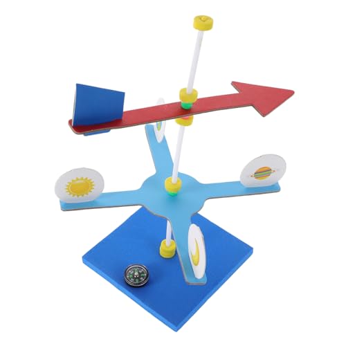 Toyvian 1 Satz Wetterfahne Experimentierkasten für DIY Windfahne Science Kits Windrichtungsindikatoren DIY-Experimente Kinderwissenschaftsspielzeug kt-Board Toyvian 1 Satz Wetterfahne Experimentierkasten für DIY Windfahne Science Kits Windrichtungsindikatoren DIY-Experimente Kinderwissenschaftsspielzeug kt-Board von Toyvian