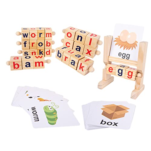 Toyvian 1 Satz Wort Früherziehung Phonetik-Flash-Karten Karteikarten Alphabetkarten Zahlenkarten Phonik-Spiele lernkarten filges handsense Lernkarten lesen ABC-Blöcke Holz Toyvian 1 Satz Wort Früherziehung Phonetik-Flash-Karten Karteikarten Alphabetkarten Zahlenkarten Phonik-Spiele lernkarten filges handsense Lernkarten lesen ABC-Blöcke Holz von Toyvian