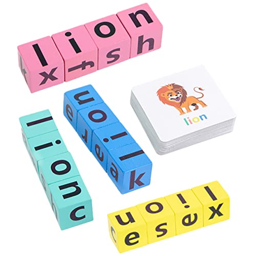 Toyvian 1 Satz Wortbuchstabierspiel Alphabet-Puzzle- Kinderbuchstabe Kognitives Kleinkind-Puzzle Buchstabenblock Für Holzspielzeug Für Kleinkinder Hölzern Toyvian 1 Satz Wortbuchstabierspiel Alphabet-Puzzle- Kinderbuchstabe Kognitives Kleinkind-Puzzle Buchstabenblock Für Holzspielzeug Für Kleinkinder Hölzern von Toyvian
