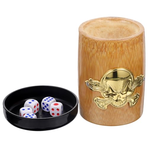 Toyvian 1 Satz Würfelbecher Tischspielwürfel Spiel Würfel Becher Mit Würfeln Unterhaltungswürfel Würfel Plastik Toyvian 1 Satz Würfelbecher Tischspielwürfel Spiel Würfel Becher Mit Würfeln Unterhaltungswürfel Würfel Plastik von Toyvian