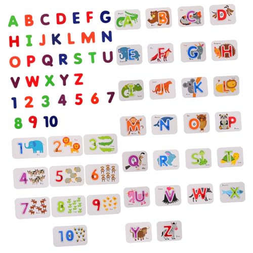 Toyvian 1 Satz Zahlen-Alphabet-Puzzle Pädagogisches sicherheitsleine für für Children's Toy Alphabet-Rechtschreibrätsel Wortbuchstabierspielzeug hölzern Toyvian 1 Satz Zahlen-Alphabet-Puzzle Pädagogisches sicherheitsleine für für Children's Toy Alphabet-Rechtschreibrätsel Wortbuchstabierspielzeug hölzern von Toyvian