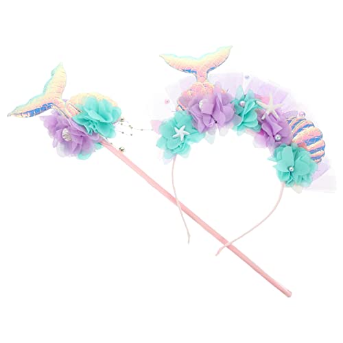 Toyvian 1 Satz Zauberstab-Stirnband Meerjungfrau Mädchenkrone Tiara Paillette Puppe Kostüm kinderperücken Costumes Fancy Dress Party Sachen Cosplay-Versorgung dekorativer Feenstab Plastik Toyvian 1 Satz Zauberstab-Stirnband Meerjungfrau Mädchenkrone Tiara Paillette Puppe Kostüm kinderperücken Costumes Fancy Dress Party Sachen Cosplay-Versorgung dekorativer Feenstab Plastik von Toyvian