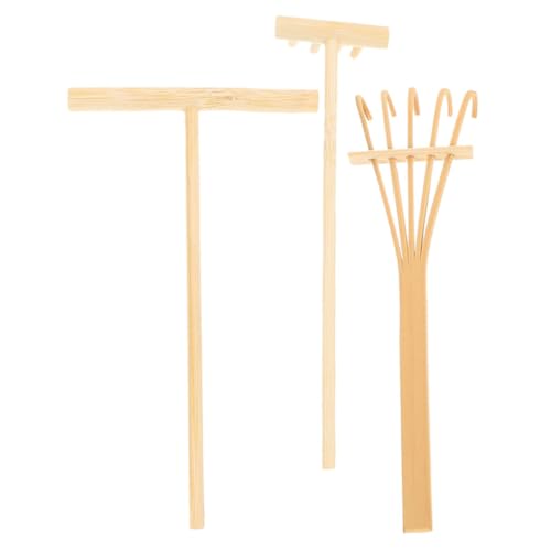 1 Satz Zen-Sandmalerei Sandtisch rechen Sandrechen-Schubwerkzeuge Ornament Sandtisch-Werkzeug Schiebewerkzeuge für Sandrechen Karesansui Zubehör landwirtschaftliche Werkzeuge von Toyvian