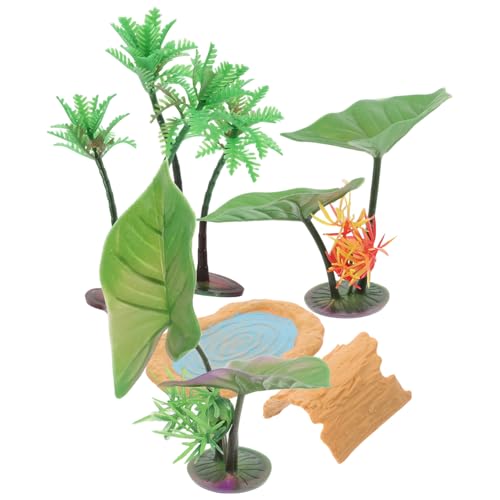 Toyvian Künstliche Teichpflanzen Ornamente Schwimmende Seerosenblätter Miniatur-gartenfiguren Für Die Inneneinrichtung von Toyvian