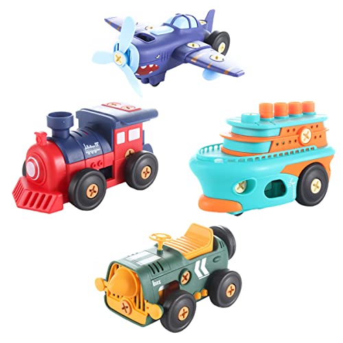 Toyvian 1 Satz Zusammenbau Auto Elektroauto Zerlegen Bildungsspielzeug Retro-Auto- Kinderspielzeug Retro-Auto Selber Machen Eisenbahnspielzeug Zusammenbauen Plastik von Toyvian