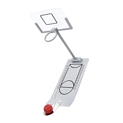 Toyvian 1satz Faltbare Mini-basketballmaschine Für Junge Mädchen Interaktives Tischspielzeug Hand-Auge-koordination Und Konzentration Für Partys Und Geburtstagsfeiern Silberfarben von Toyvian