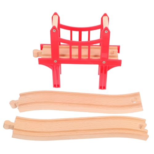 Toyvian 1 Satz der Zug Holzschienen Set Zug Brücke Holz Zug Set Interaktive Spielzeuge Langlebige Spielzeuge hölzerne Eisenbahnbrücke gerade Holzschienen Gleisverbinder Holzstrecke Toyvian 1 Satz der Zug Holzschienen Set Zug Brücke Holz Zug Set Interaktive Spielzeuge Langlebige Spielzeuge hölzerne Eisenbahnbrücke gerade Holzschienen Gleisverbinder Holzstrecke von Toyvian