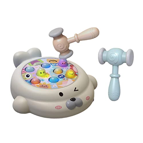 Toyvian 1 Satz - interaktives Hamster Pädagogisches Lernspielzeug parkettreiniger Fun Toy kognitives Maulwurf Plastik von Toyvian