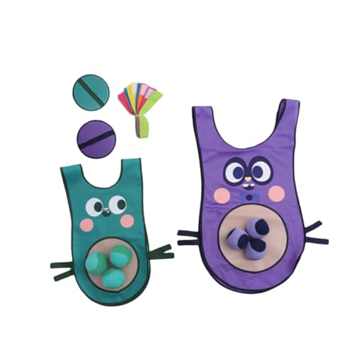Toyvian Klebrige Weste Für Kinder Outdoor Fangspiel Eltern-Kind Interaktives Spielzeug Partyspiel Kinderspielzeug Farbspiel von Toyvian