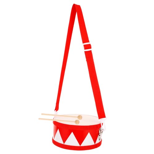 Toyvian 1 Satz kleine Trommel kinderinstrumente musikinstrumente Hand Drums kinderschlagzeug Kindergarteninstrument Trommel doppelseitige Snaredrum Kleinkindertrommel Holz von Toyvian