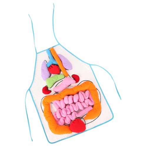 Toyvian 1 Satz menschliche Eingeweide Schürze Lätzchen der menschlichen Anatomie Schürze des menschlichen Körpers körper pädagogisches Bildungsschürze vielseitige schürze von Toyvian