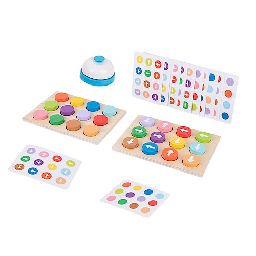Toyvian 1 Satz passendes Spiel interaktives kinderspielzeug spielzeuge für Toys Pfeilführungsspielzeug logisches Trainingsspielzeug hölzern Colorful von Toyvian