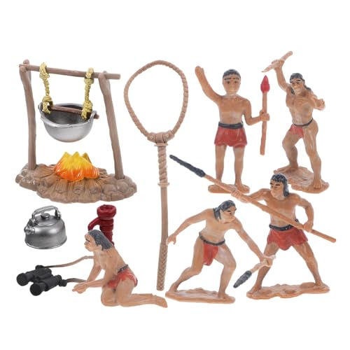 Toyvian Primitive Männerfiguren Landschaftsdekoration Mini-Bonsai-bastelset Bausatz Für Campingmodelle Im Freien Perfektes Für Kinder Toyvian Primitive Männerfiguren Landschaftsdekoration Mini-Bonsai-bastelset Bausatz Für Campingmodelle Im Freien Perfektes Für Kinder von Toyvian