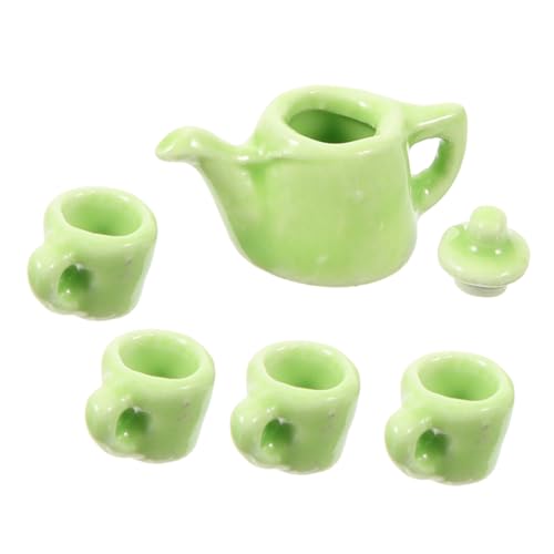 Toyvian 1 Satz teeservice The Craft Kreatives Teeservice Schüssel Sukkulenten Pflanzen Zinn Miniaturdekorationen für das Handwerk Mini-Teetassen Keramik Light Green Toyvian 1 Satz teeservice The Craft Kreatives Teeservice Schüssel Sukkulenten Pflanzen Zinn Miniaturdekorationen für das Handwerk Mini-Teetassen Keramik Light Green von Toyvian