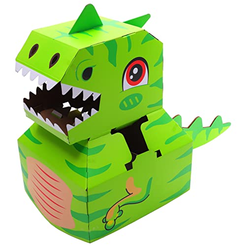 Toyvian 1 Satz tragbarer Karton bastelset basteln für Geschenkeidee Bekleidung Kid Toys tragbare DIY- -Dinosaurier tragbare Dinosaurier aus Papierkarton Green Toyvian 1 Satz tragbarer Karton bastelset basteln für Geschenkeidee Bekleidung Kid Toys tragbare DIY- -Dinosaurier tragbare Dinosaurier aus Papierkarton Green von Toyvian