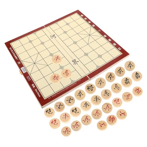 Toyvian Holz-Sets Chinesisches Spiel Schachbrett Klapp-Sets Für Erwachsene Traditionelles Set Toyvian Holz-Sets Chinesisches Spiel Schachbrett Klapp-Sets Für Erwachsene Traditionelles Set von Toyvian