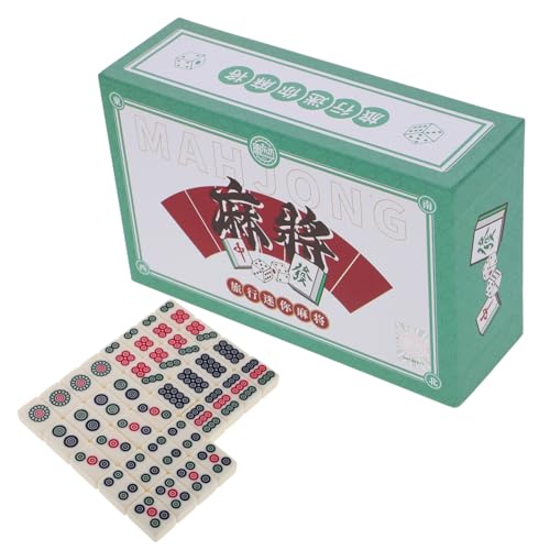 Toyvian Mini Mahjong Set Tragbares Mahjong Spiel Für Reisen Kompakt Und Leicht Für Kleine Räume Hochwertige Spielsteine Für Authentischen Spielspaß Für Wohnheime Und Toyvian Mini Mahjong Set Tragbares Mahjong Spiel Für Reisen Kompakt Und Leicht Für Kleine Räume Hochwertige Spielsteine Für Authentischen Spielspaß Für Wohnheime Und von Toyvian