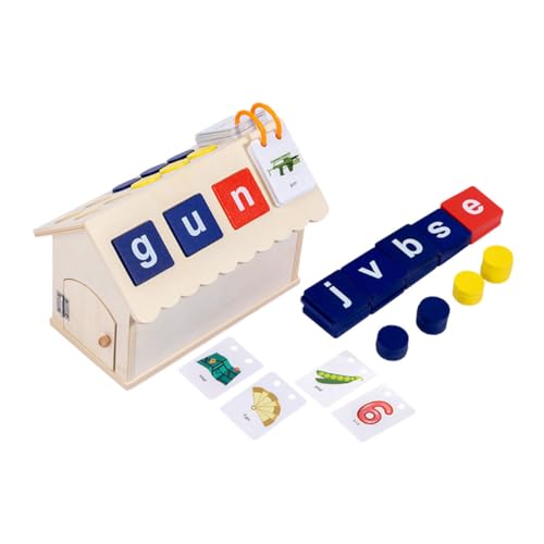 Toyvian 1 Set Alphanumerisches Spielspielzeug Für Kleinkinder Kinderspielzeug Rechtschreibspielzeug Lernspielzeug Buchstabenkabine Alphabetkabinenspielzeug Alphabet Lernspielzeug von Toyvian